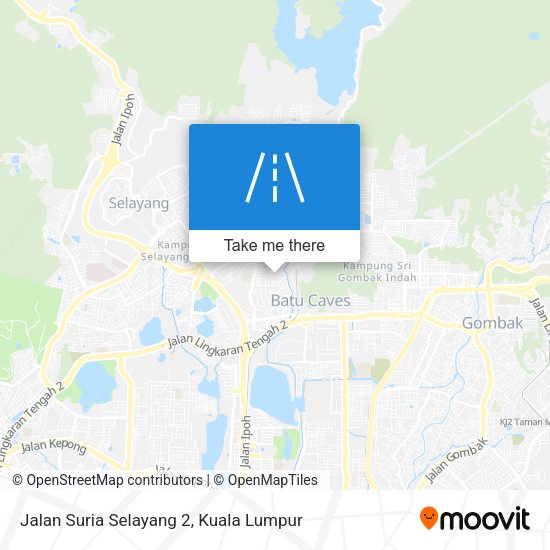 Jalan Suria Selayang 2 map