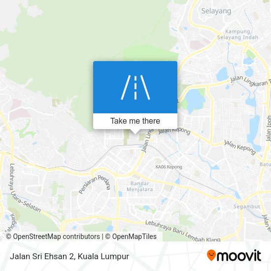 Jalan Sri Ehsan 2 map