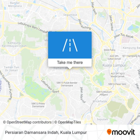 Persiaran Damansara Indah map