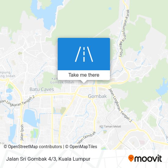 Peta Jalan Sri Gombak 4/3