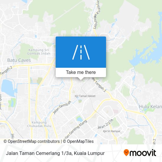 Jalan Taman Cemerlang 1/3a map