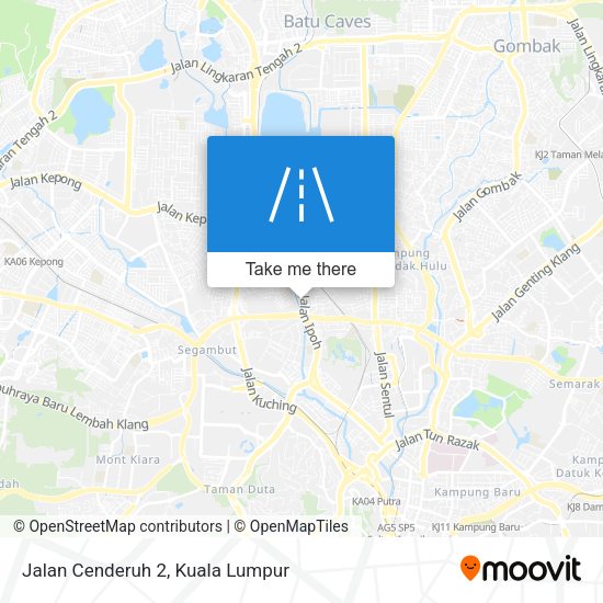 Peta Jalan Cenderuh 2