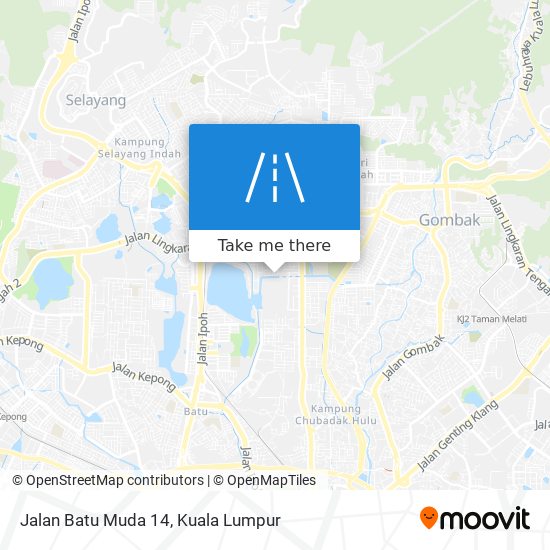 Peta Jalan Batu Muda 14