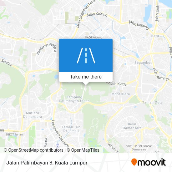 Jalan Palimbayan 3 map