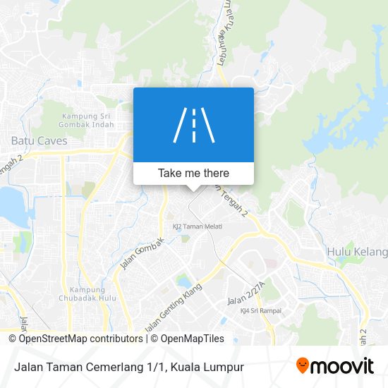 Peta Jalan Taman Cemerlang 1/1