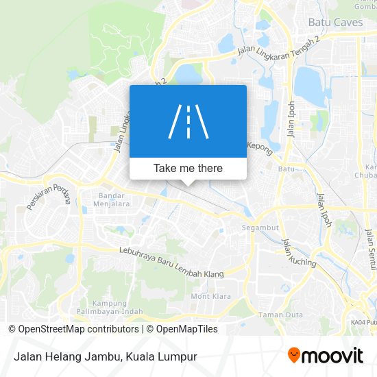 Peta Jalan Helang Jambu