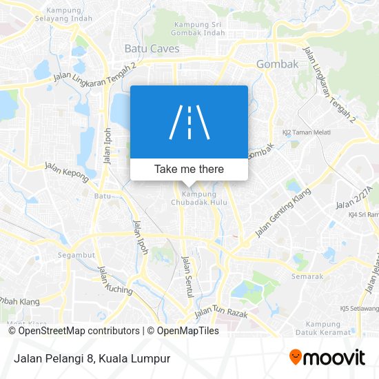 Jalan Pelangi 8 map