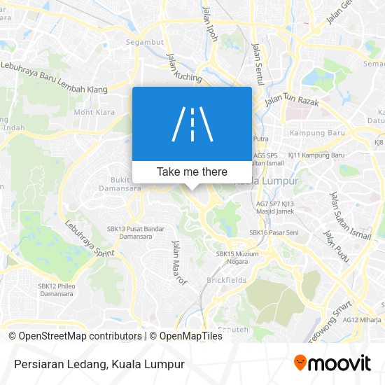 Persiaran Ledang map