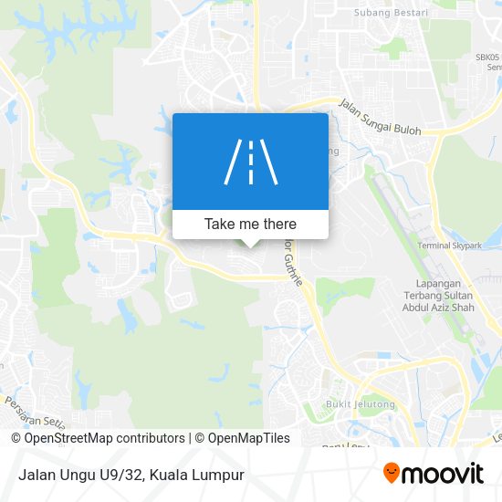 Jalan Ungu U9/32 map