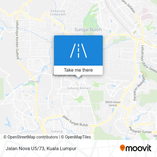 Jalan Nova U5/73 map