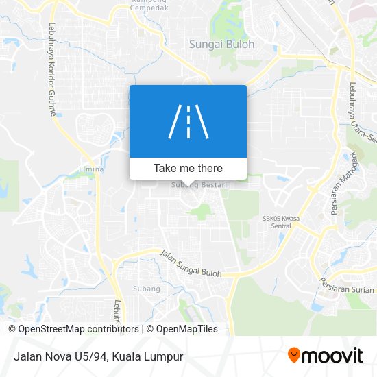 Jalan Nova U5/94 map