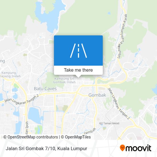 Jalan Sri Gombak 7/10 map
