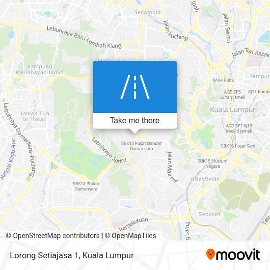 Peta Lorong Setiajasa 1