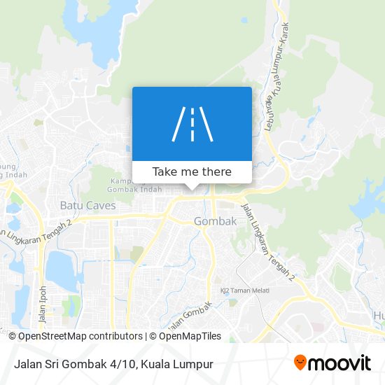 Peta Jalan Sri Gombak 4/10