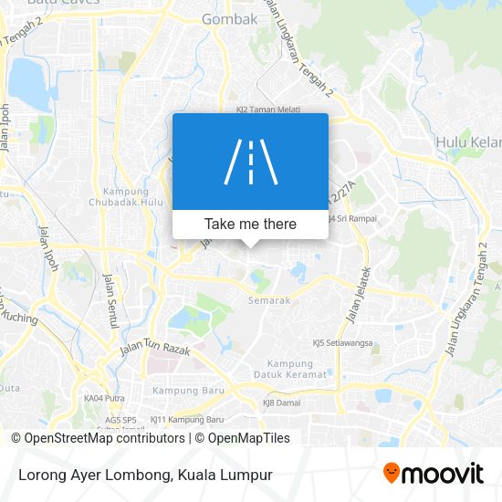 Lorong Ayer Lombong map