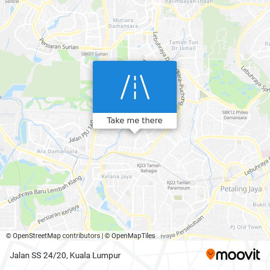 Jalan SS 24/20 map