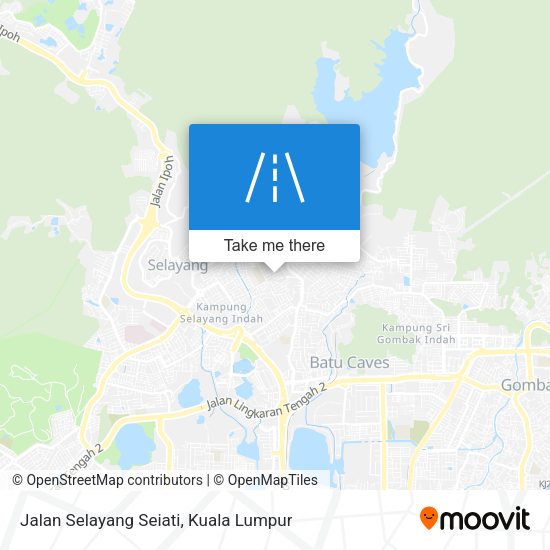 Jalan Selayang Seiati map