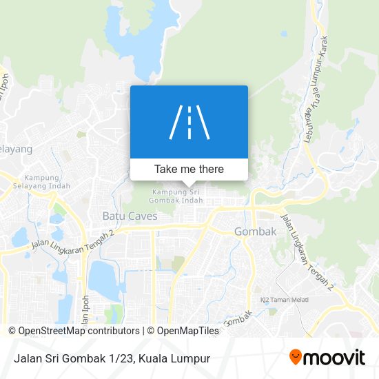 Jalan Sri Gombak 1/23 map