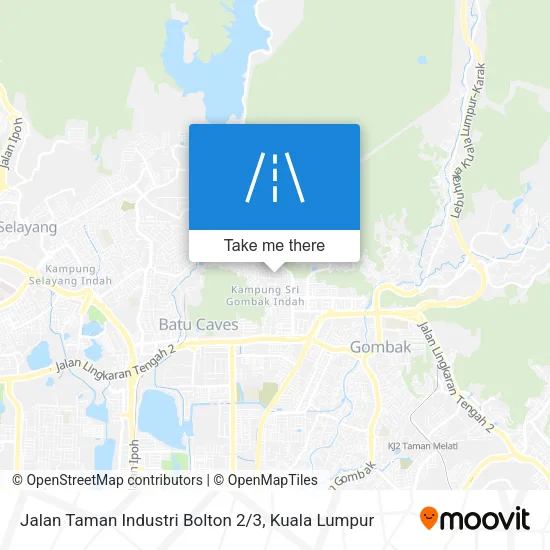 Peta Jalan Taman Industri Bolton 2 / 3