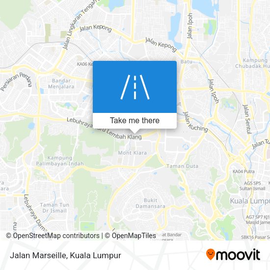 Jalan Marseille map