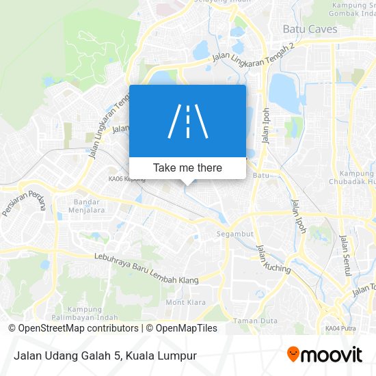Peta Jalan Udang Galah 5