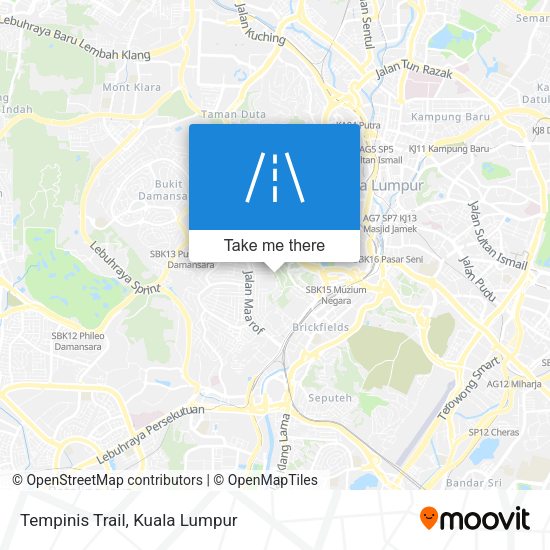 Peta Tempinis Trail