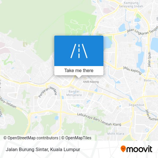Jalan Burung Sintar map