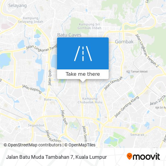 Peta Jalan Batu Muda Tambahan 7