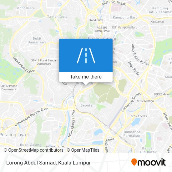 Peta Lorong Abdul Samad