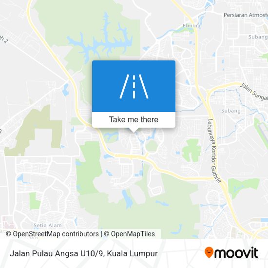 Jalan Pulau Angsa U10/9 map