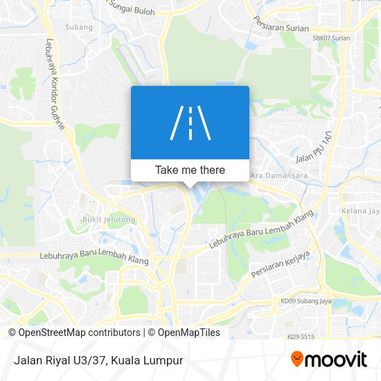 Jalan Riyal U3/37 map