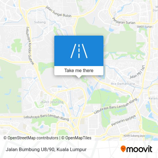 Jalan Bumbung U8/90 map