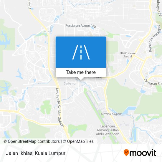 Jalan Ikhlas map