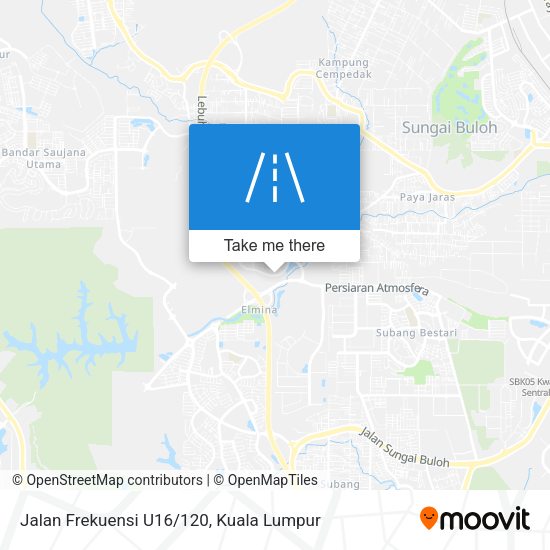Jalan Frekuensi U16/120 map