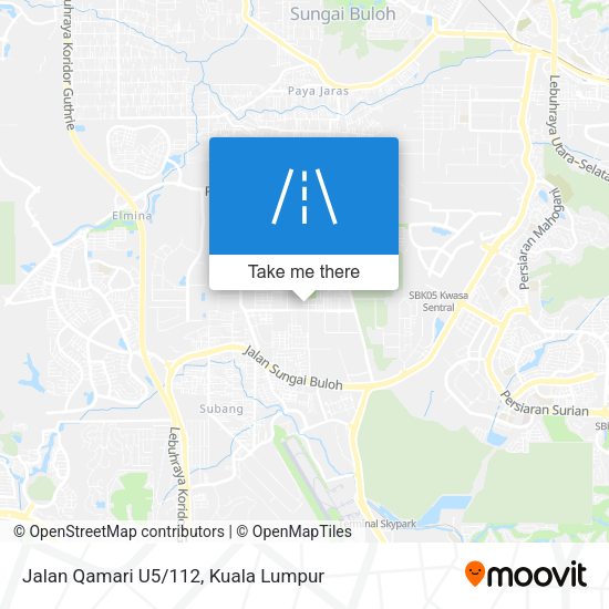 Jalan Qamari U5/112 map