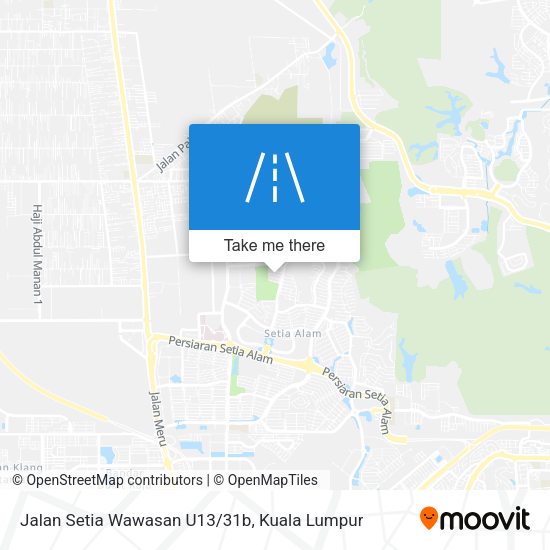 Jalan Setia Wawasan U13/31b map