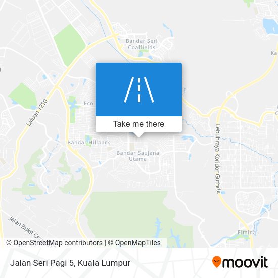 Peta Jalan Seri Pagi 5