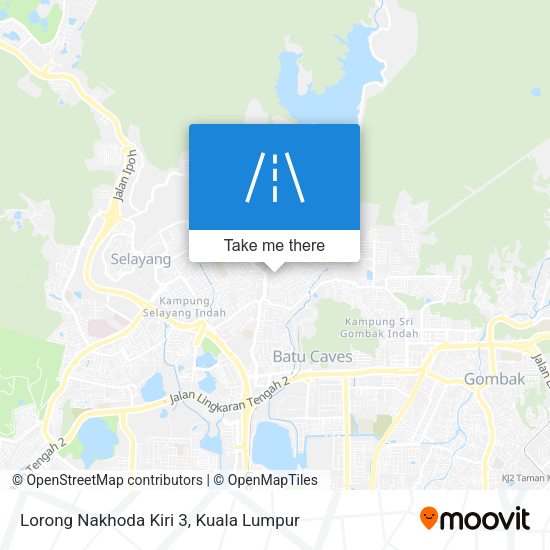 Peta Lorong Nakhoda Kiri 3