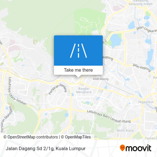Jalan Dagang Sd 2/1g map