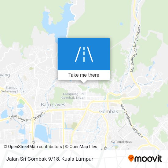 Peta Jalan Sri Gombak 9/18