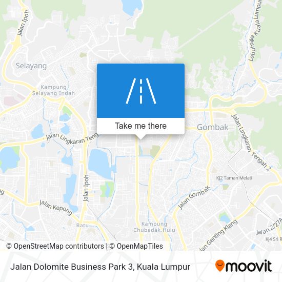 Peta Jalan Dolomite Business Park 3
