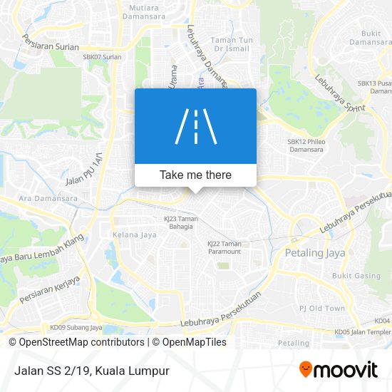 Peta Jalan SS 2/19