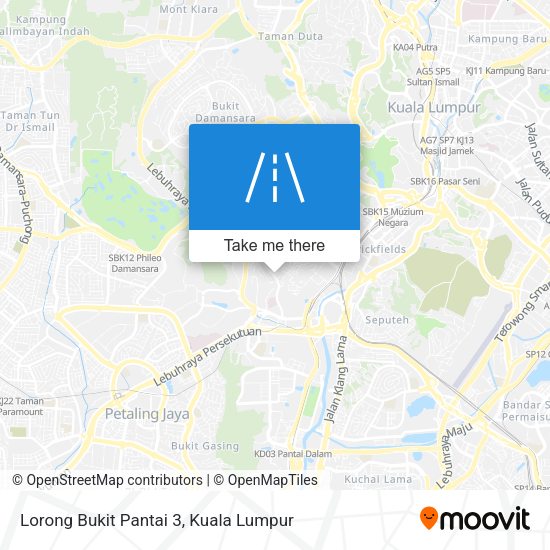 Lorong Bukit Pantai 3 map