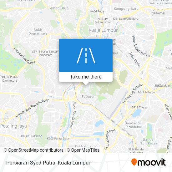 Persiaran Syed Putra map