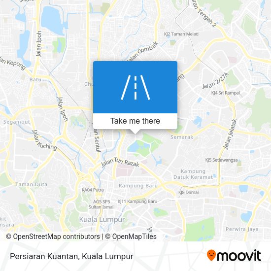 Peta Persiaran Kuantan