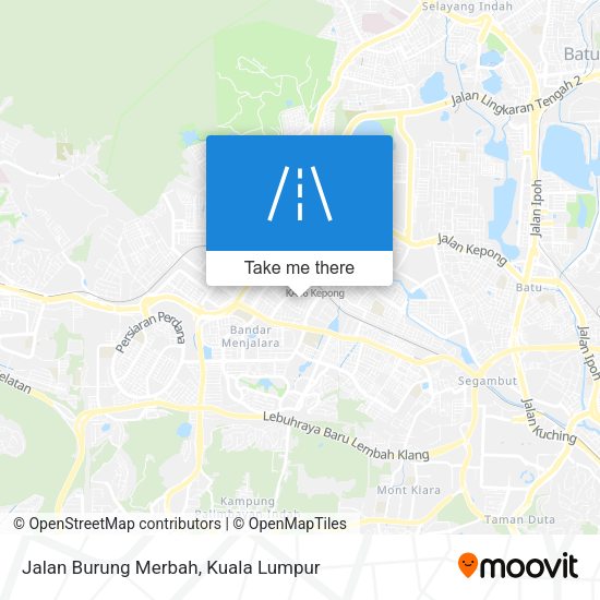 Peta Jalan Burung Merbah