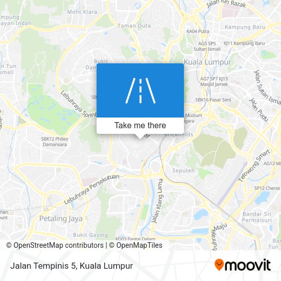Peta Jalan Tempinis 5