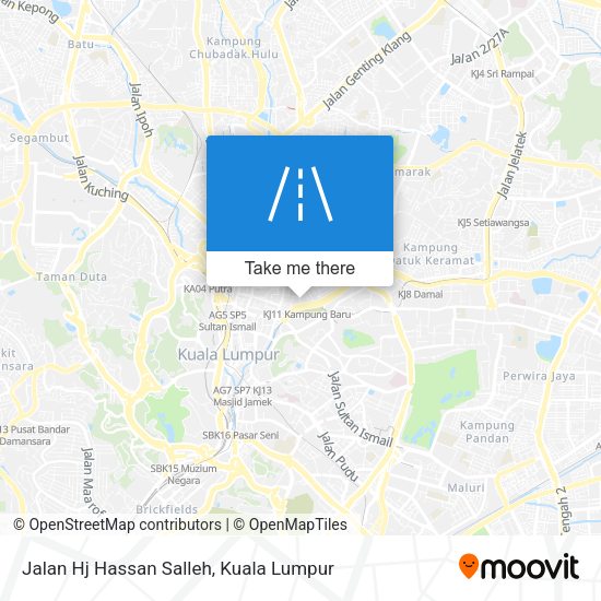 Jalan Hj Hassan Salleh map