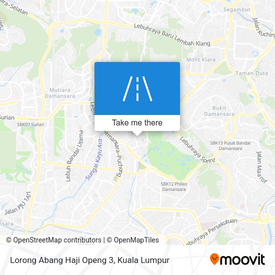 Lorong Abang Haji Openg 3 map