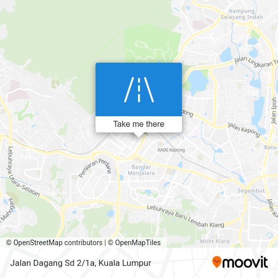 Peta Jalan Dagang Sd 2/1a